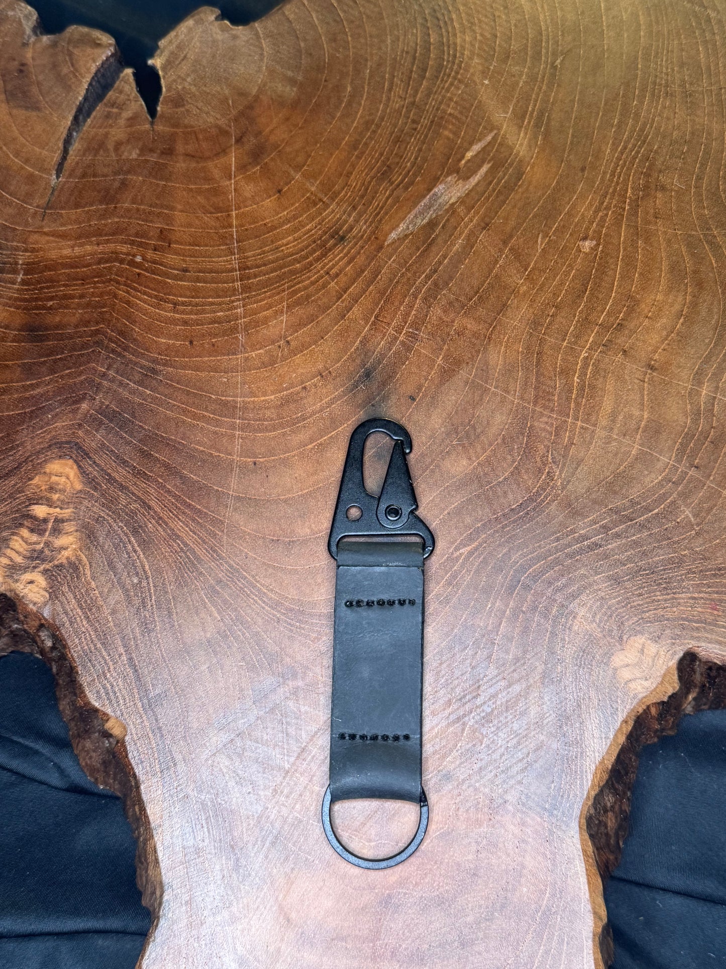 porte clé mousqueton fait main