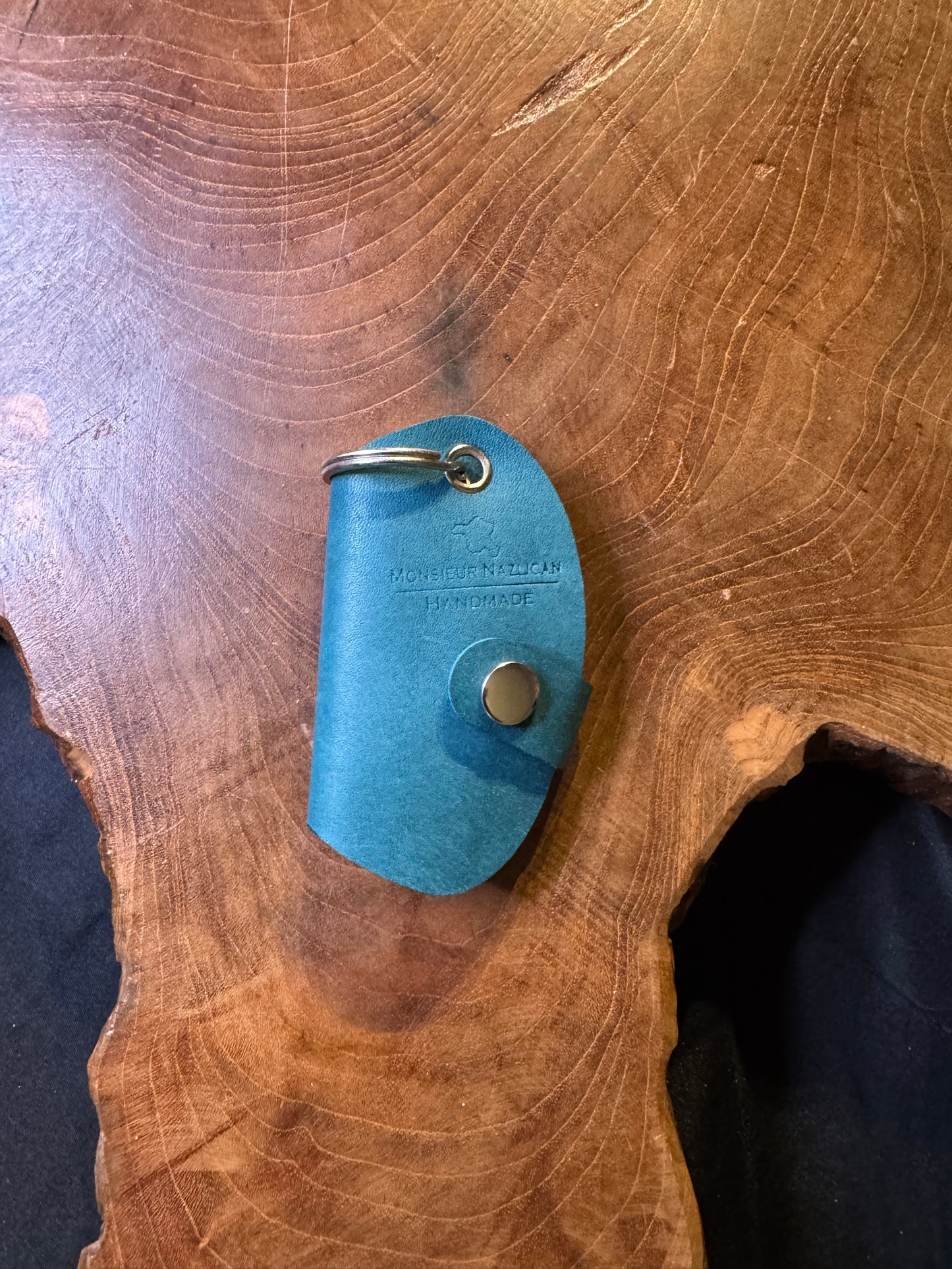 Porte-clé luxe bleu pueblo