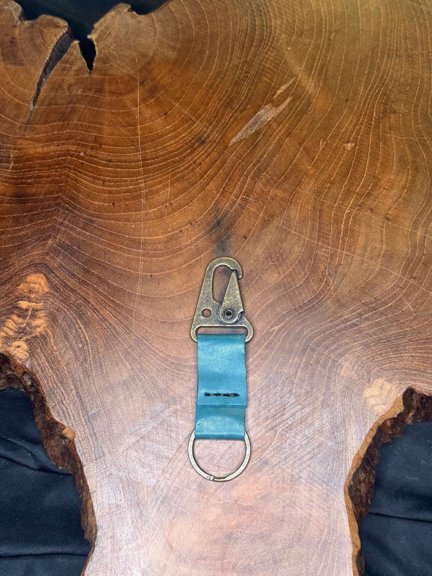 porte clé mousqueton fait main