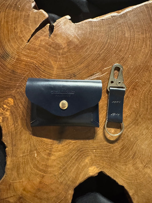 Porte carte avec une porte clé