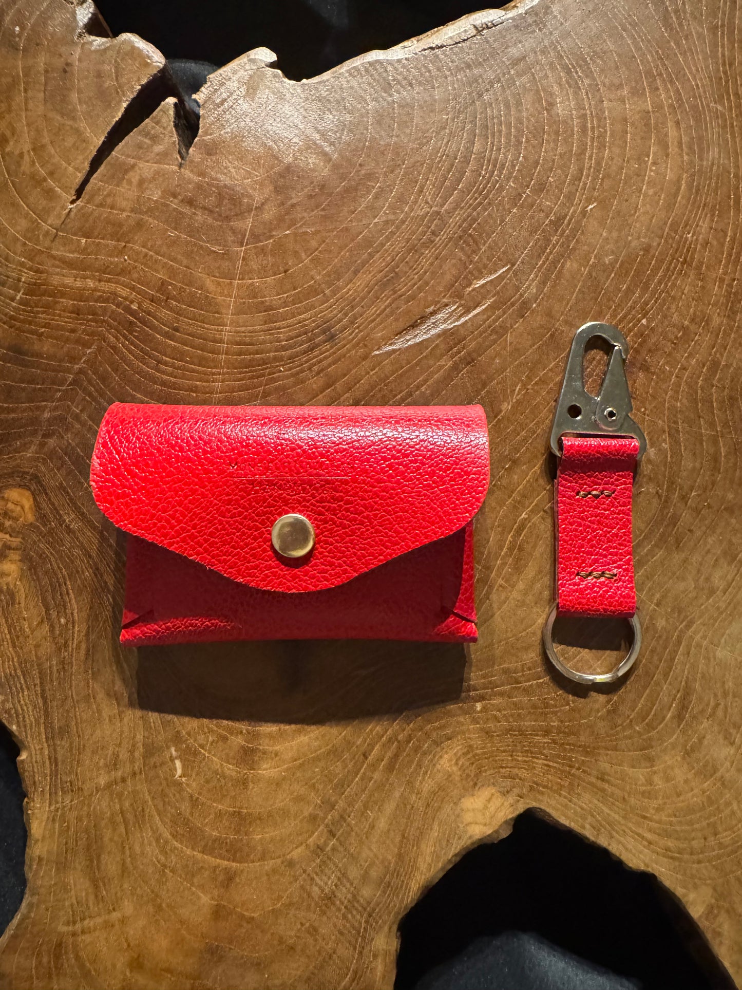 Porte carte avec une porte clé