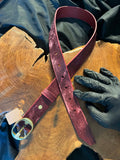 Handmade pink women's belt