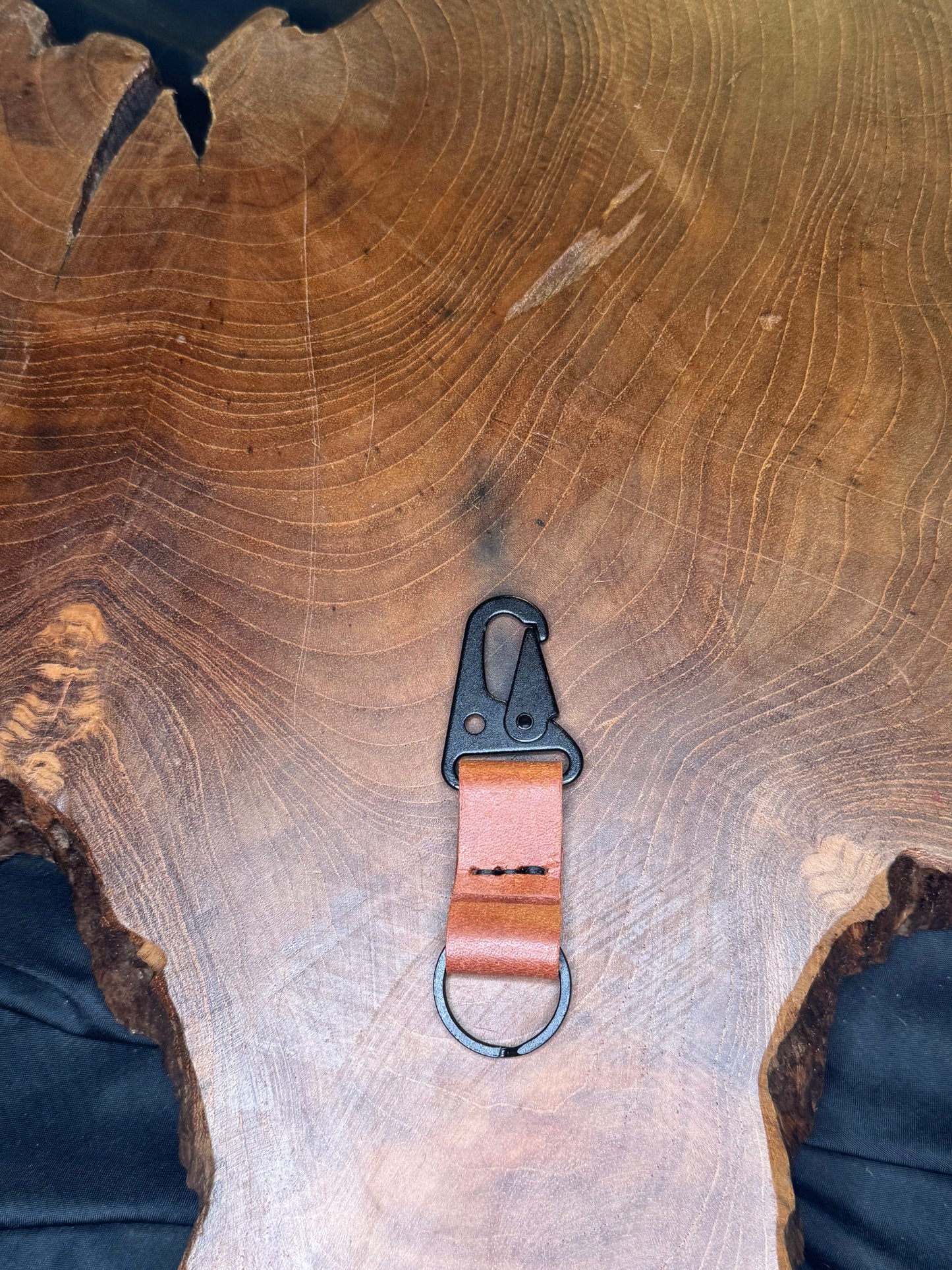 porte clé mousqueton fait main