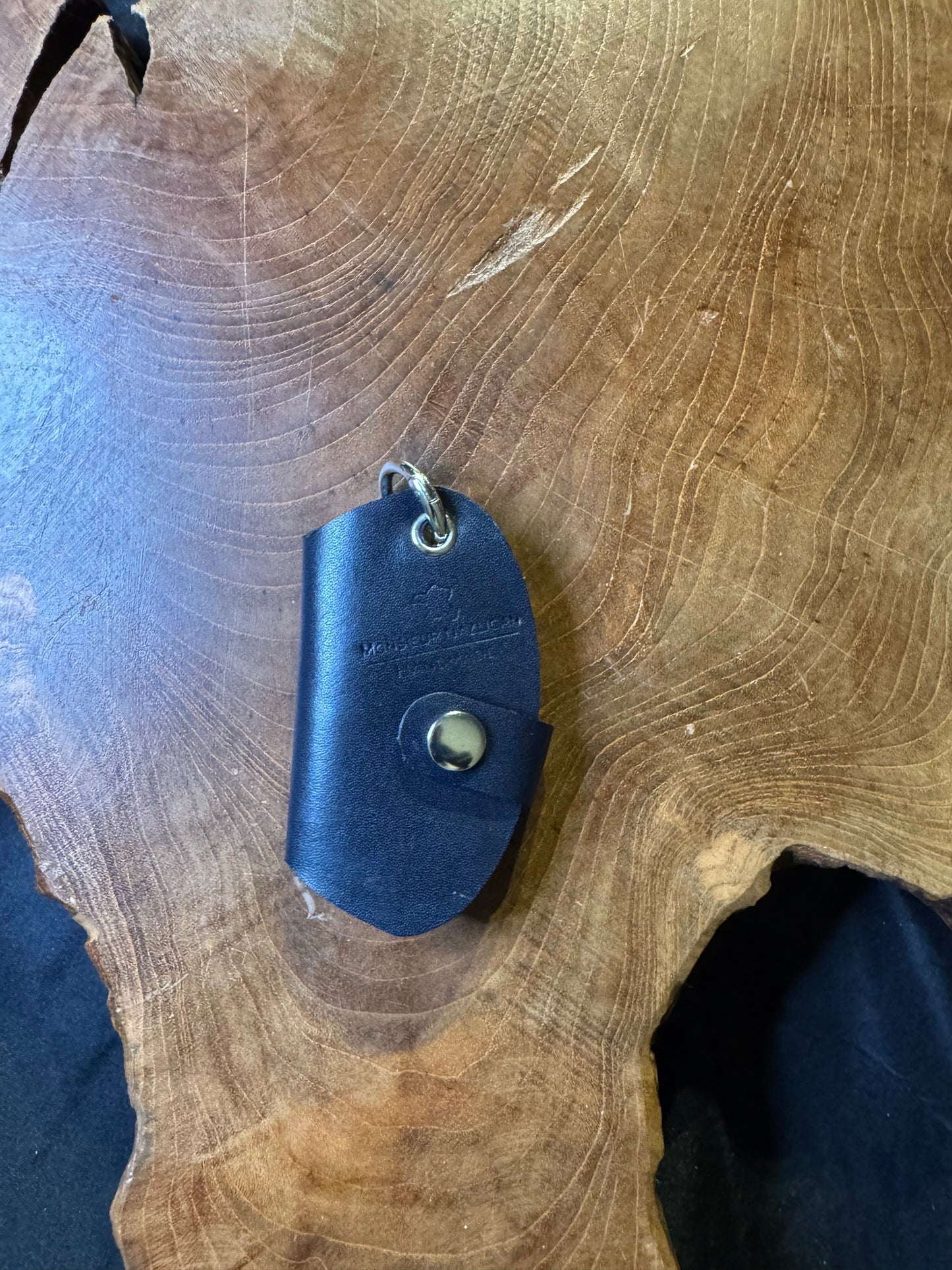 Porte-clé luxe bleu foncée