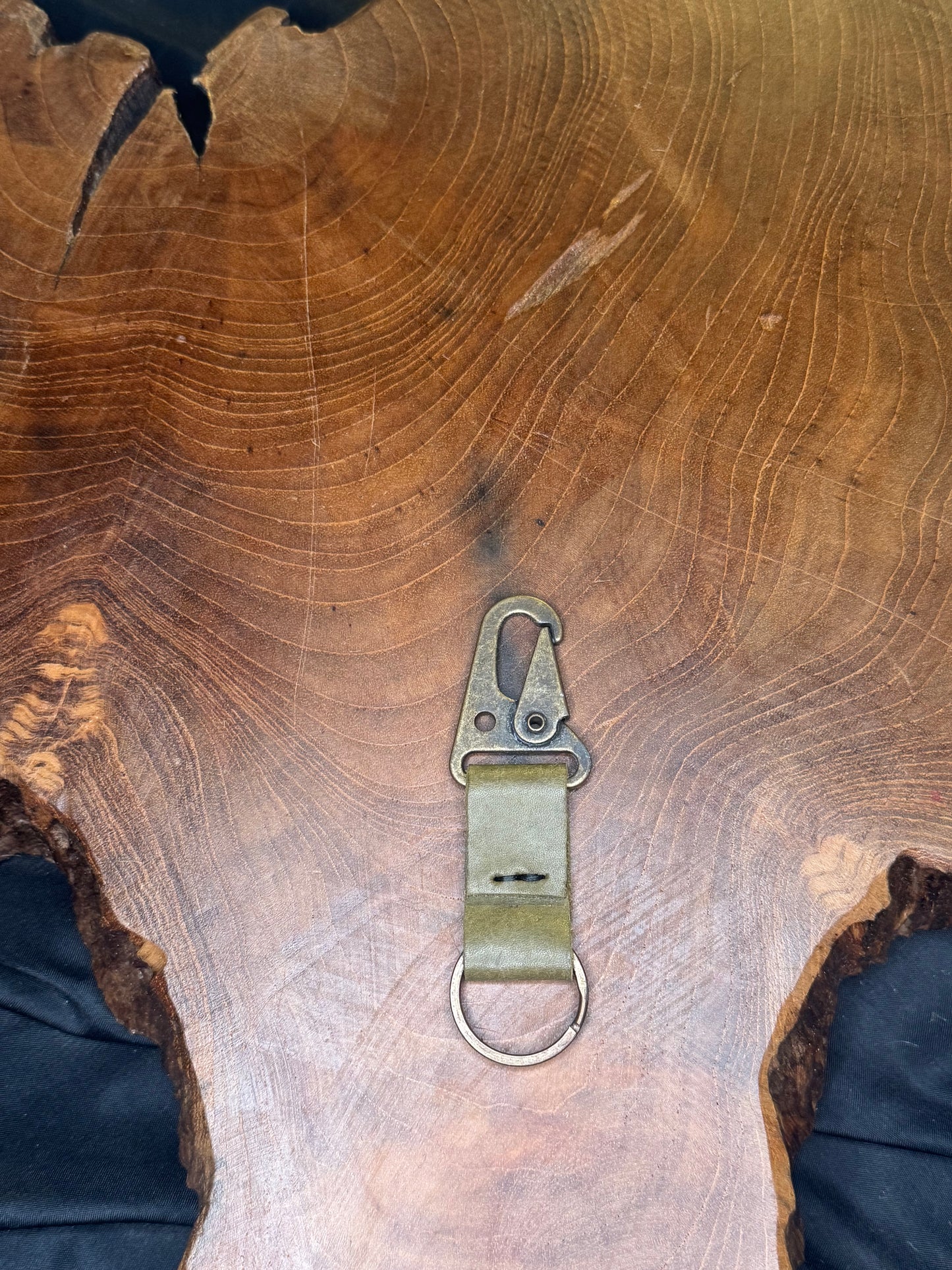 porte clé mousqueton fait main