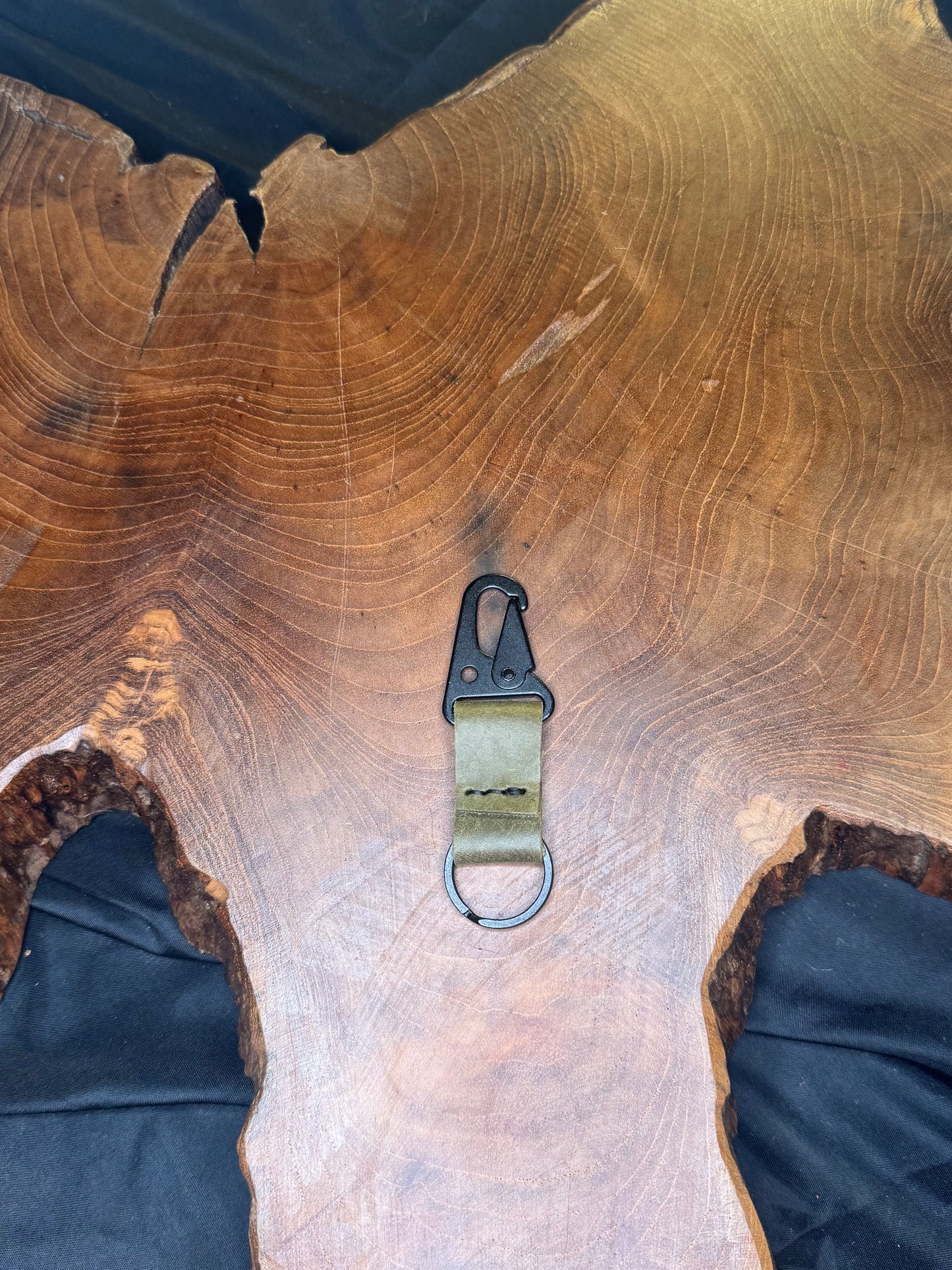 porte clé mousqueton fait main