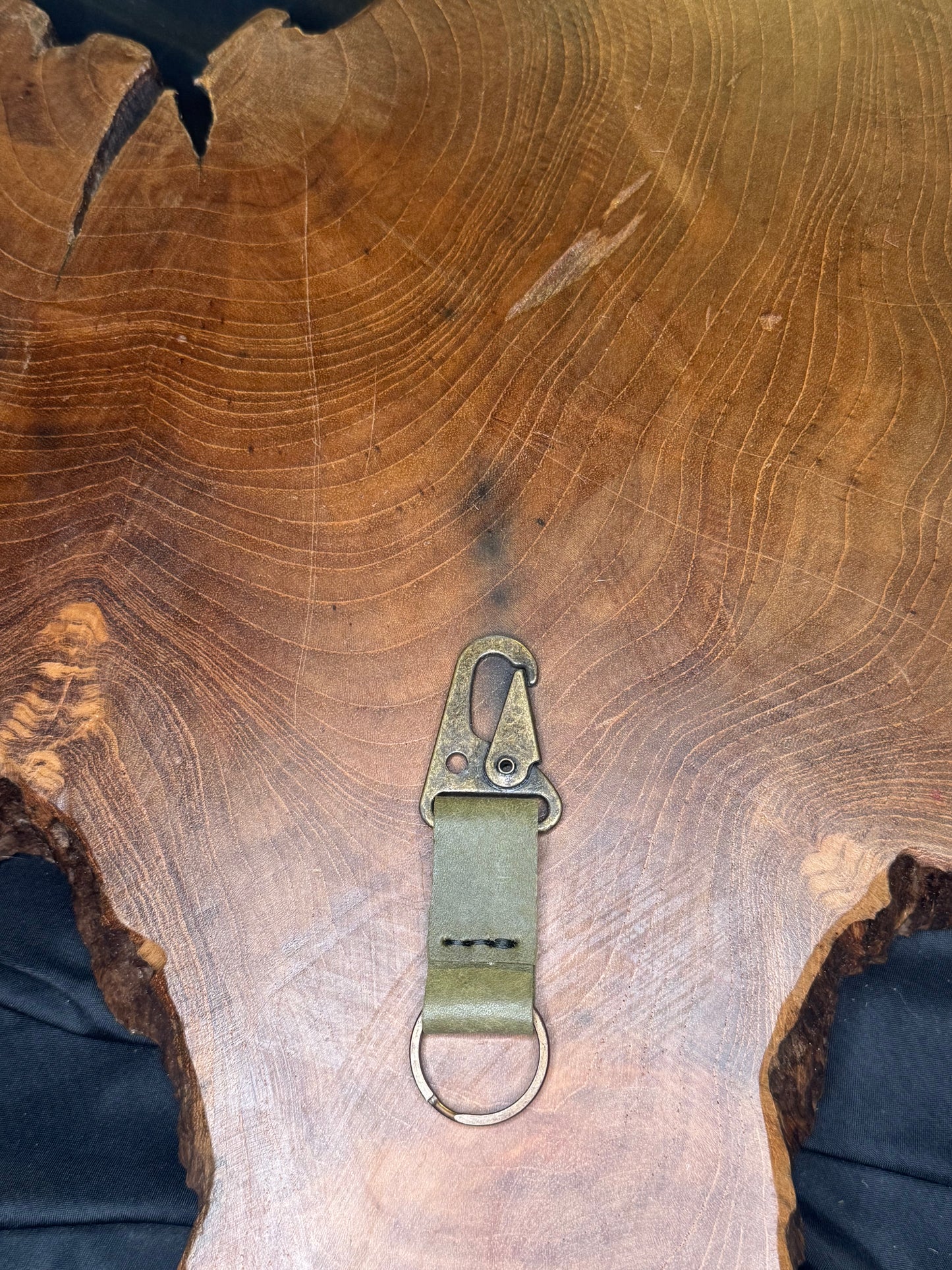 porte clé mousqueton fait main