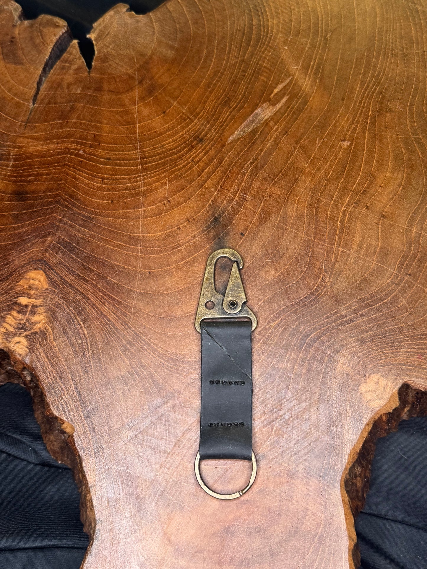 porte clé mousqueton fait main