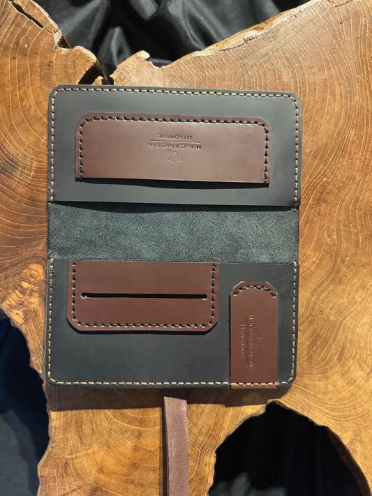 Sac à tabac fait main, cuir résistant à l’eau