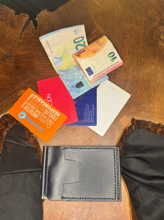 Portefeuille minimaliste fait main