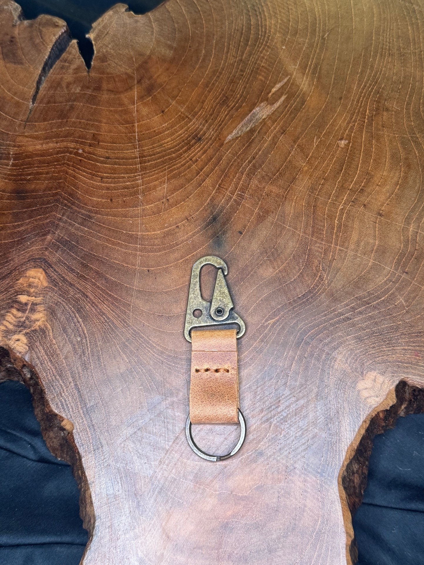 porte clé mousqueton fait main