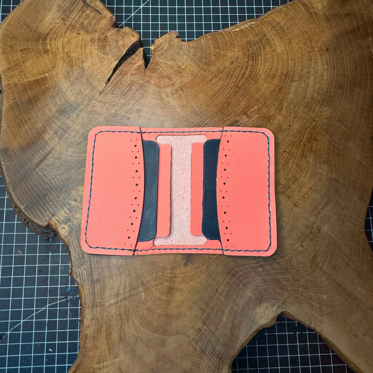 Porte-carte pliable style ethnique