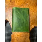 Handmade customizable leather passport holder