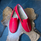 Yemeni d'Anatolie Rouge – Chaussures traditionnelles turques faites main