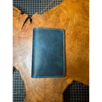 Handmade customizable leather passport holder
