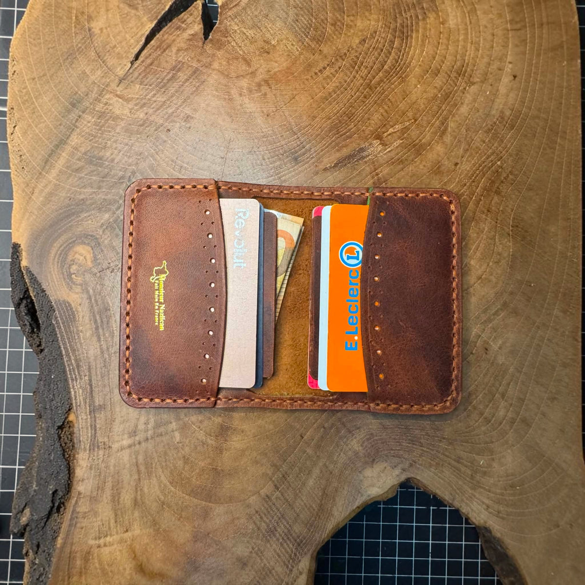 Porte-carte pliable style ethnique