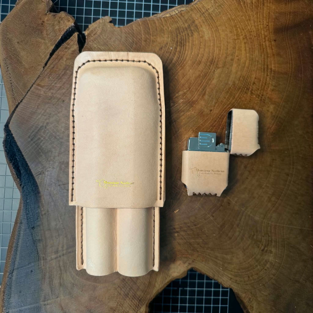 Handmade cigar cases
