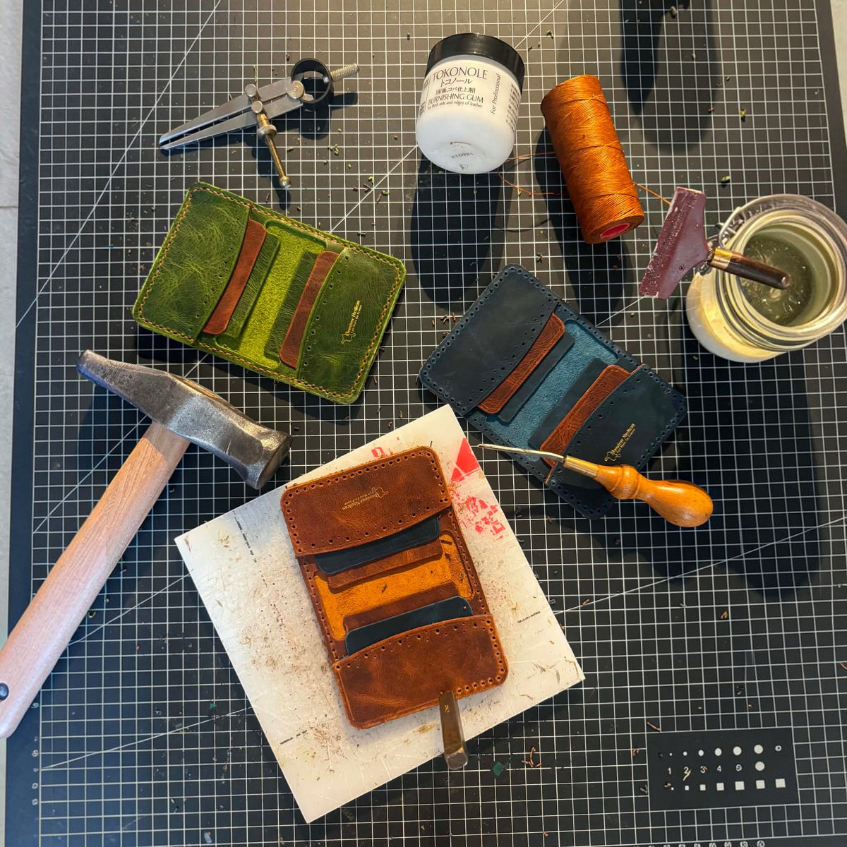 Porte-carte pliable style ethnique