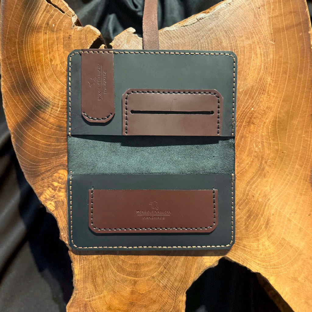 Étui à tabac en cuir fait main