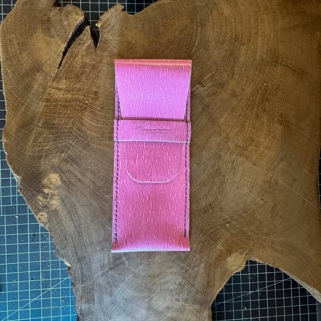 Porte-stylos en cuir fait main