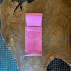 Porte-stylos en cuir fait main