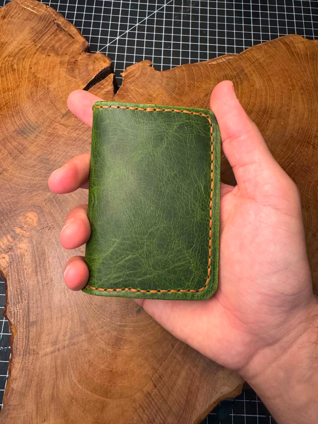 Porte-carte pliable style ethnique
